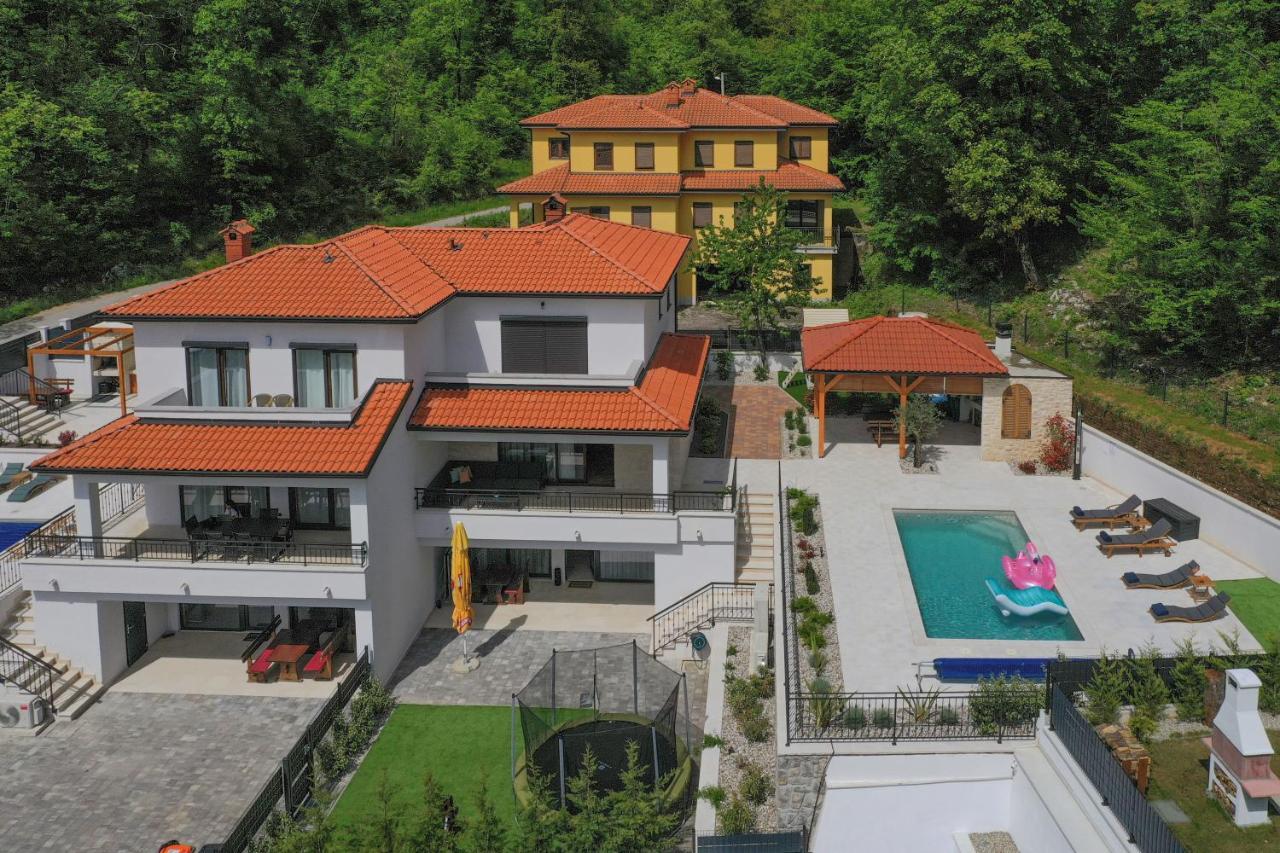 Villa Suzana Grijani Bazen I Biljar Na Otvorenom Veprinac Exteriér fotografie